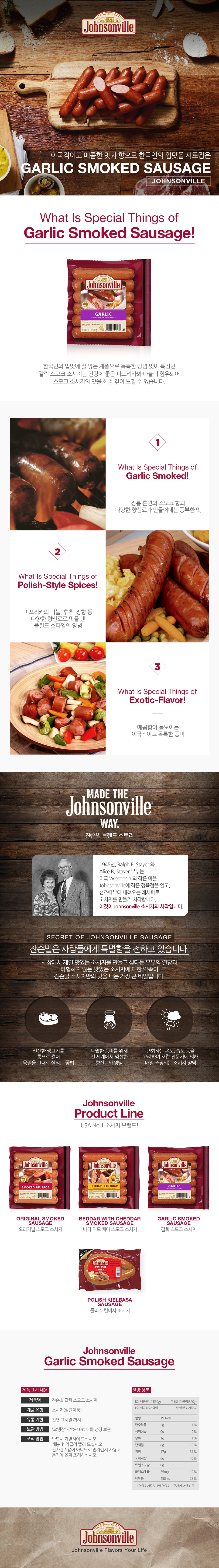 GARLIC SMOKED SAUSAGE